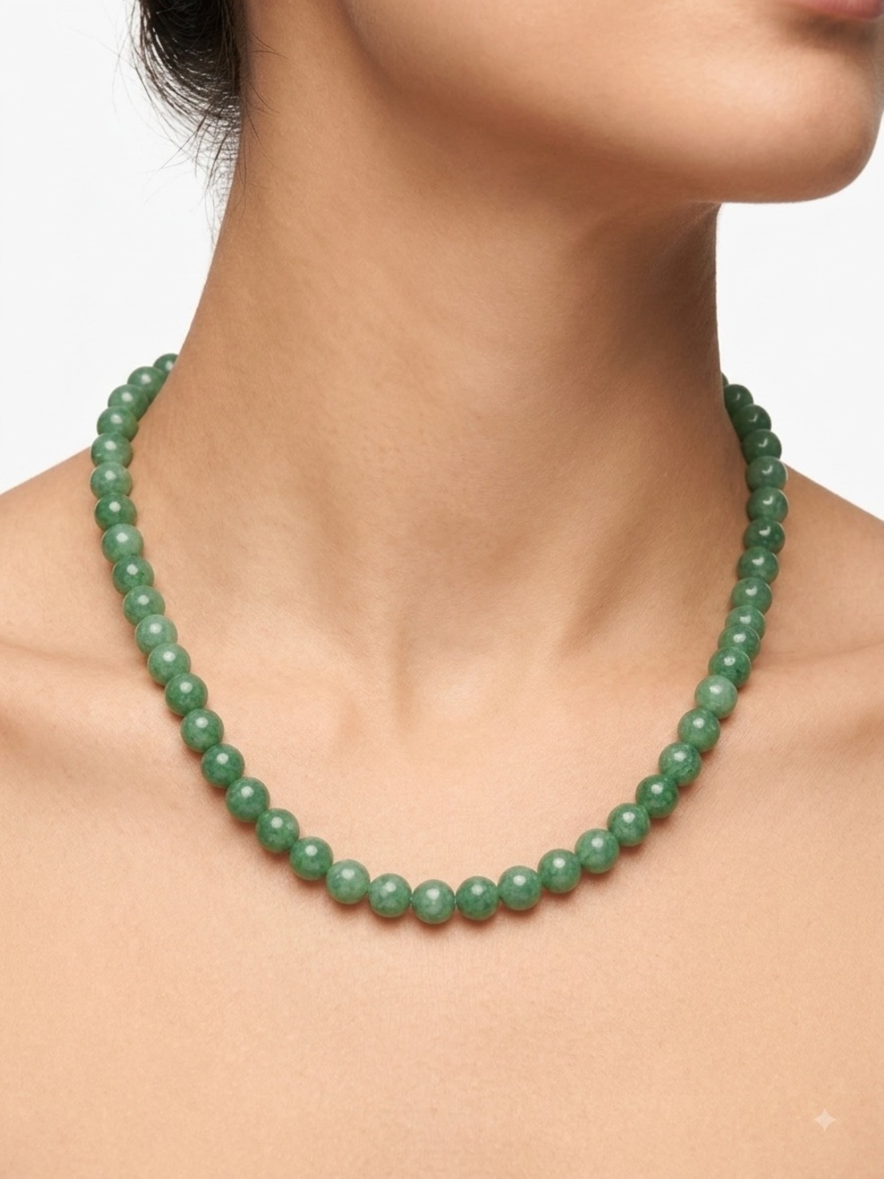 Genuine Aventurine Quartz Vintage 24” Strand